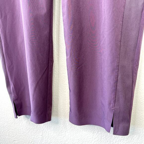 Athleta Brooklyn Mid Rise Ankle Pant Mauve Purple Stretch Pull On Pockets 16 - Picture 3 of 8